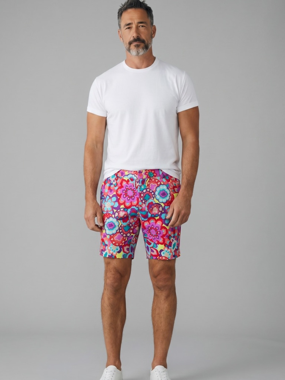 NWT 28, 29, 34, 36 MR TURK Lawrence Men's Flat Front Shorts